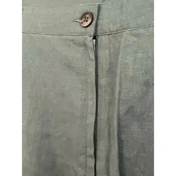 ADOLFO STUDIOS LINEN COTTON BLEND BLUE MAXI SKIRT SIZE 12 - Picture 4 of 4